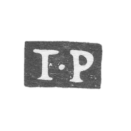 Claymo of an unknown master of Moscow - I-P initials - mid-century of the 18th century