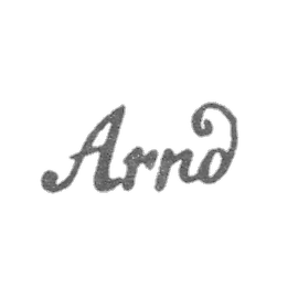 Claymo Master Arnd Johann Hellwing - Leningrad - Arnd initials