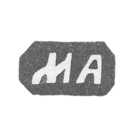 Claymo Master Andreyev Mikhail - Moscow - initials of "AI" - 1867-1884.