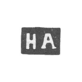 The stigma of the master Alekseev Nikolay Vasilievich - Moscow - initials "on" - 1885 - the beginning of the 20th century