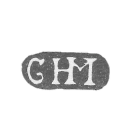 The stigma of the master Helmut Karl Gustav - Leningrad - initials "GHM"