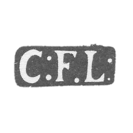 陆滕·卡尔·弗里德里希大师的耻辱 - 塔尔图 - 缩写为"CFL" - 1818-1868年。