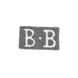 Master Bedevart Benedict - Leningrad - initials B-B