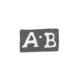 1792-1798 年,莫斯科未知大师的克莱莫 - “A-B”号首字母.