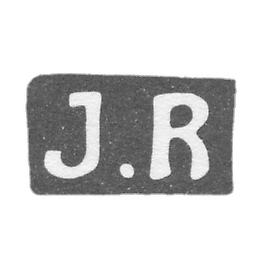 Claymo Master Rubin Joseph - Tallin - initials of J.R