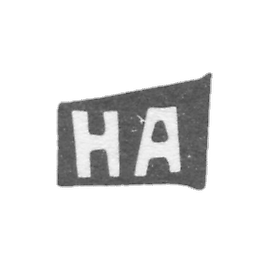 Klemo Master of Antonov Nazar Yakovlev, with Red - initials of "H" - 1898.