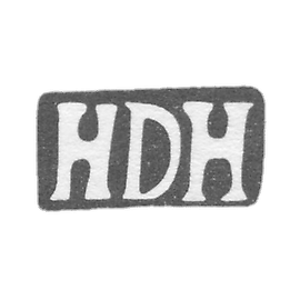 赫尔曼·汉斯·迪德里奇 (Hermann Hans Didrich) 这位大师的耻辱 - 塔尔图（Tartu） - 缩写为 "HDH" - 1815-1854。