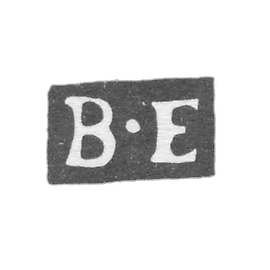 Claymo of an unknown master of Moscow - initials of V-E - 2nd half of the 18th century