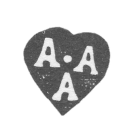 1765-1771 年莫斯科未知大师的克莱莫 - “A-A”号首字母.