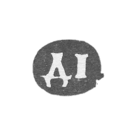 伊凡诺夫大师克雷莫·德米特里诺夫 - 莫斯科 - “DI” - 1739-1762年.