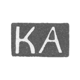 The stigma of the unknown master Tallinn - the initials "KA" - 1924-1940.