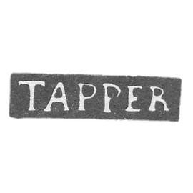 贴有 "TAPPER" 的印章刻有大师亨利希 - 列宁格勒的姓名缩写。