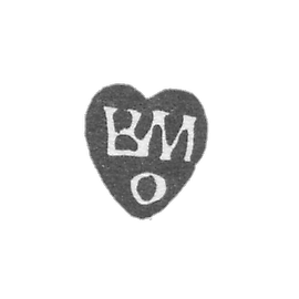 莫斯科未知大师的污名 - 首字母“ VM O”  -  1740年代 -  1750年代。