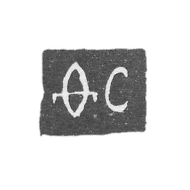 Claymo of an unknown master Yaroslavel - initials of FS 1798-1802.