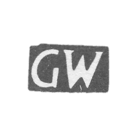 Claymo Master Weis Gustav - Tallin - GW initials - 1791-1818.