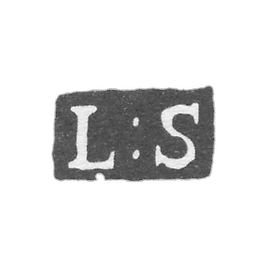 The stigma of the master SMDBERG Israel Ludwig - Leningrad - initials "L: S"
