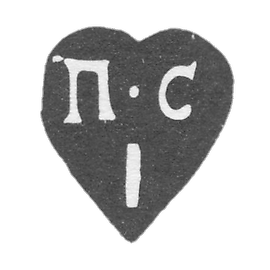 1760-1767 年莫斯科未知大师的克莱莫 - 首字母“P-C I” - 1760-1767 年.