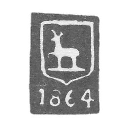 City Claymo Mountain (Nizhny Novgorod) 1864-1872 "The deer to the left."
