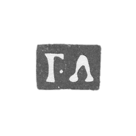 Claymo Master Lacquin Grigori-莫斯科 -  G -L的缩写-1736-1769。