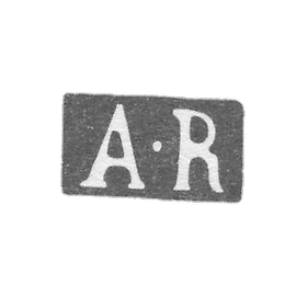 Claymo Master Relander Andrei - Leningrad - initials A-R - 1823-1850.