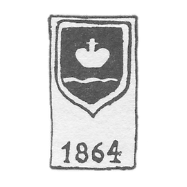 Claymo Kaluga, 1864, Emperor Corona over the wave strip