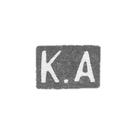 Claymo Master Albrecht Kiril (Karl) Fedorović - Leningrad - initials K.A. - 1874-1898