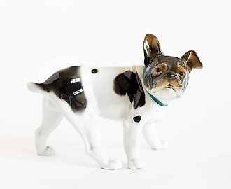 Статуэтка французский бульдог Карл Энс (Karl Ens) 1930-1940 гг.