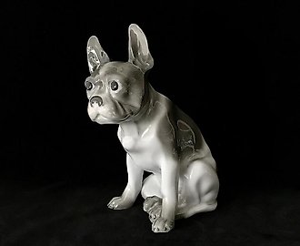 Cтатуэтка "Французский бульдог" Hutschenreuther Германия 1925-1929 год