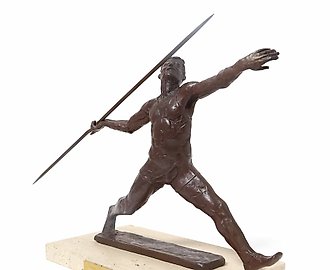 Бронзовая фигура Копьеметателя. Royal Copenhagen, Скульптор: S.G. Kelsey.