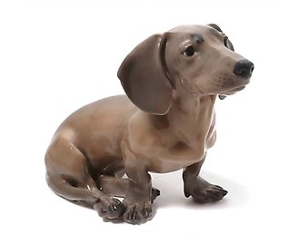 Фарфоровая фигура (статуэтка) "Такса" Royal Copenhagen