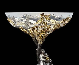 Ваза «Гуси-Лебеди»