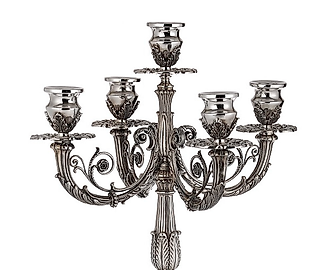 Подсвечник Anna Pavlova, Faberge, Фаберже, серебро