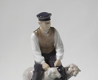 Фермер с овцами. Дания, г. Копенгаген, Royal Copenhagen