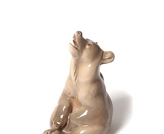 ФАРФОРОВАЯ ФИГУРА "МЕДВЕДЬ". BING GRONDAHL, RRR