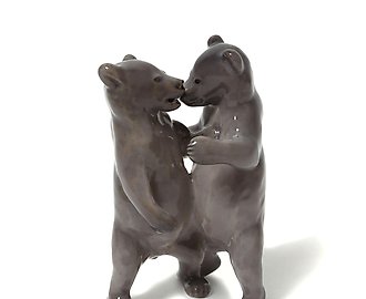 Два медведя. Дания, г. Копенгаген, Royal Copenhagen, до 1923 года