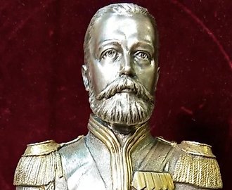 Серебряный бюст Николай II