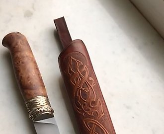 Tourist Knife. Made by Master Savostin L.A.