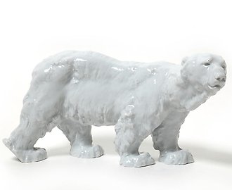 Фарфоровая статуэтка "Медведь". Meissen