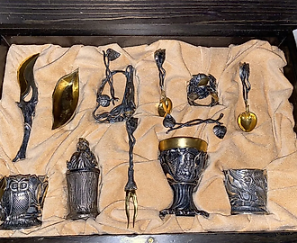 Серебряный набор Русские сказки