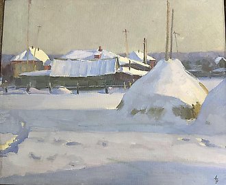 "На задворках" из серии моя деревня