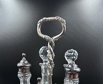 Topázio Spice and Condiment Cruet Set, consisting of 5 containers for spices