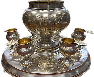 Набор для крюшона, Россия, Москва. Фирма М.С. Волганинов