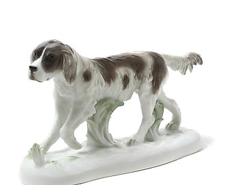Фарфоровая фигура "Сеттер". KPM, Германию