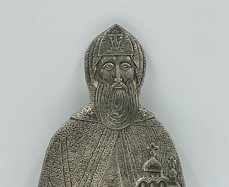 Серебряная икона Святой благоверный князь Даниил Московский