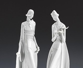 Скульптурная композиция "Принц и Принцесса" Герхард Шлипштайн Gerhard Schliepstein, Rosenthal