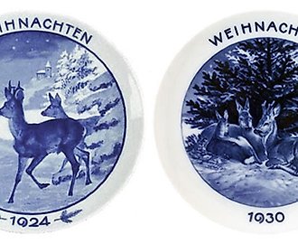 Теодор Кернер. Настенная тарелка Рождественская. 1924, 1930 гг.