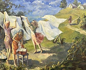 Свежий ветер. Прачки.