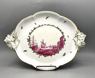 Поднос овальный KPM Gotzkowsky