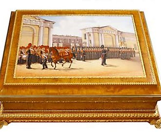 Коробка для хранения сигар фарфоровый пласт, мастерская Лады Быстрицкой