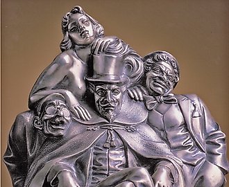 Серебряная композиция Алексей Баранов "Воланд"